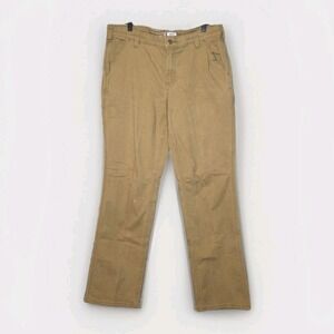 Carhartt Utility Loose Fit Work Pant Sz 14 Tall Brown  Duck Cotton Canvas